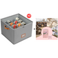 ⏳Limited time 50% off💥Oxford Fabric Foldable Design Shoe Organizer, Storage Box，Collapsible, Stackable, Holds 12 Pairs, Breathable Fabric, Protects Shoes From Dust & Moisture. Keep Your Closet Neat & Tidy! 🥾👠✅