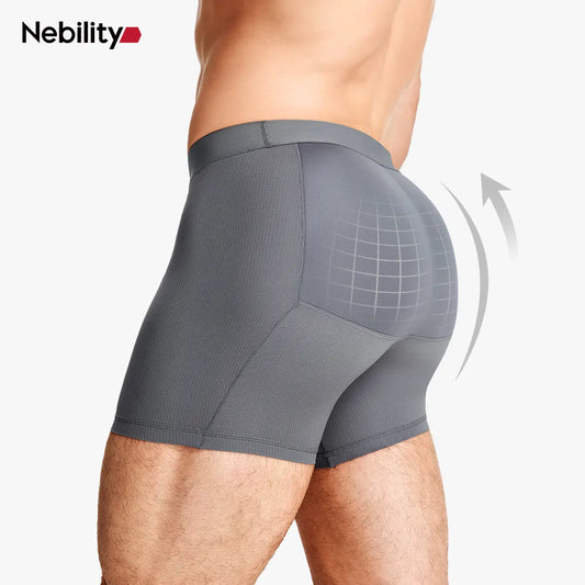 ⏰LIMITED TIME 50% OFF!🔥 Nebility Mens 3D Butt Lift Enhancing Shapewear Boxer Briefs