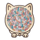 🔥2026 Hot Sale 50% OFF✨⚡ 50K+ SOLD! 🎁🧩135-Piece Morandi-Colored Cat Shaped Wooden Jigsaw Puzzle