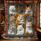 🔥LIMITED-TIME 50% OFF! ⏰🐱🎄 Vintage Cat Pattern Flannel Blanket – Cozy & Comfortable ✨