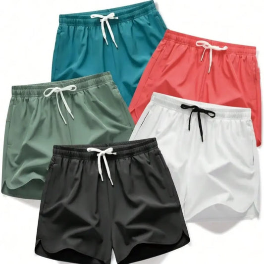 🏃‍♂️Men's  Running Shorts – Quick-Dry Athletic Gym Shorts (1 / 5 Pack)，Great For Gym, CrossFit & Casual Wear. Stay Cool & Dry! 🏋️‍♂️🌊