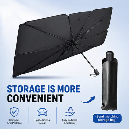 ☀️Summer Hot Sale 50% OFF !🚗2026 New Upgraded Car Windshield Sun Shade Umbrella – Blocks UV rays and heat – Protects the dashboard and interior🛡️