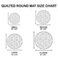 🔥2026 Hot Sale 50% OFF🎃⚡ 50K+ SOLD! 🎁3D Skeleton Vortex Quilted Round Halloween Rug
