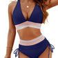 ⏰Last Day Promotion 60% OFF -⏳2026 High Waisted Tummy Control Color Block Bikini Sets