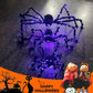 ⏳Limited time 50% discount 🎃Halloween Black Spider Decoration with Light🕷️