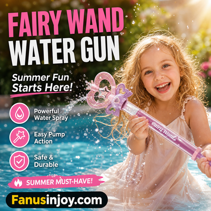 ✨️Limited time 52% off! 🔮Summer essential! You are the water fairy! Kids' Pump-Action Fairy Wand Water Gun