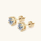📢📢70%  OFF !! ⏰Stunning Classic Six-Prong Diamond Stud Earrings,Brilliant Sparkle. Perfect For Daily Wear, Gifts & Special Occasions! 🎁💖👂