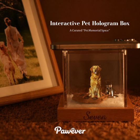 🌈🐾 Pet 3D Hologram Projector House – Turn Your Favorite Pet Photos/Videos into a Living Hologram. Sympathy Gift for Loss of Dog or Cat, A Keepsake to Honor Their Memory 🌟🎁💖