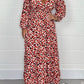 🎉Spring Specials Sale 50% OFF💃Women’s Heart Smocked Midi Dress