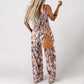 🏝️LAST DAY SALE 50% OFF🏖️Women’s Casual Print Sleeveless Overalls Jumpsuits