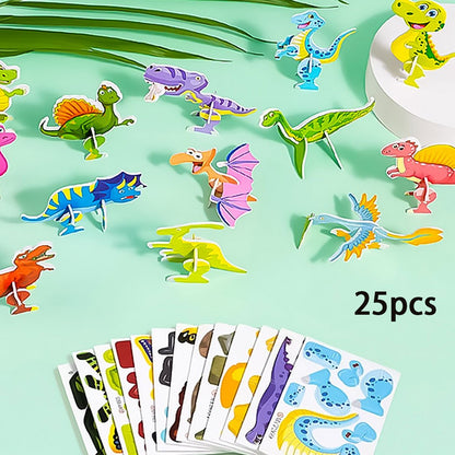 🧩Educational 3D Cartoon Puzzle - 57 Interlocking Pieces with Vibrant Characters for Creative Learning 🎨👧