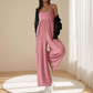 🔥2026 Hot Sale 50% OFF✨⚡ 50K+ SOLD! 🎁🌸Beach Casual Strappy Backless Wide-Leg Jumpsuit
