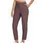 ⏳2026 Hot Sale 70% OFF🌞Women’s Fitted High-Waisted Zip-Pocket Trousers - 👖Lightweight, Breathable, Soft 26"/27" Ankle Pants with Zipper Pockets
