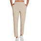 ⏳2026 Hot Sale 70% OFF🌞Women’s Fitted High-Waisted Zip-Pocket Trousers - 👖Lightweight, Breathable, Soft 26"/27" Ankle Pants with Zipper Pockets