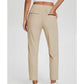 ⏳2026 Hot Sale 70% OFF🌞Women’s Fitted High-Waisted Zip-Pocket Trousers - 👖Lightweight, Breathable, Soft 26"/27" Ankle Pants with Zipper Pockets