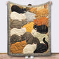 🎁🎄Weihnachtsverkauf - 49% Rabatt🐔Vintage Flanelldecke mit Hühnermuster