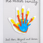 ⏳Limited-time 60% off⏰Family handprint set🎨 DIY Family Memorial Gift Kit, Acrylic Board,🖐️Colorful Paints, Holds Up to 4 Handprints