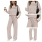 🔥LAST DAY SALE 60% OFF👍✨Women's Crew Neck Top & Drawstring Pants Set