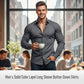📢Hot Sale 50% OFF !!!⏰Men's Solid Color Lapel Long Sleeve Button-Down Shirts