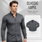 📢Hot Sale 50% OFF !!!⏰Men's Solid Color Lapel Long Sleeve Button-Down Shirts