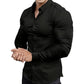 📢Hot Sale 50% OFF !!!⏰Men's Solid Color Lapel Long Sleeve Button-Down Shirts