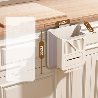 🔥Hot Sale-50%OFF🔥🍃Eco-friendly and practical👍Folding Hanging Kitchen Waste Trash Can