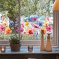 TODAY ONLY 9.99! SAVE 50%💐Colorful Floral Bouquet Window Sticker🖼️ Make Your Window Beautiful in Seconds! Cut to any size you like!