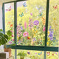 TODAY ONLY 9.99! SAVE 50%💐Colorful Floral Bouquet Window Sticker🖼️ Make Your Window Beautiful in Seconds! Cut to any size you like!