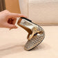 ⏳Limited-time 50% off⏰Women's Woven Square-Toe Mary Jane Mules👡