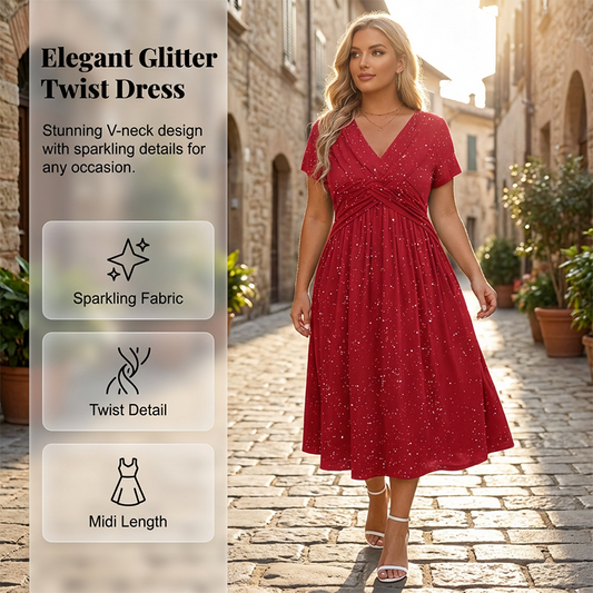 🌸HOT DEAL 65% OFF! Women’s V-Neck Dress – Chic, Elegant & Perfect for Any Occasion ✨