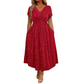 🌸HOT DEAL 65% OFF! Women’s V-Neck Dress – Chic, Elegant & Perfect for Any Occasion ✨