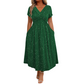 🌸HOT DEAL 65% OFF! Women’s V-Neck Dress – Chic, Elegant & Perfect for Any Occasion ✨