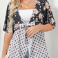 🔥Summer Hot Sale-57% Off!!✨Women's Floral Kimono Ruffle Sleeve Tie Cardigans Flowy Boho Loose Cover Ups