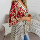 🔥Summer Hot Sale-57% Off!!✨Women's Floral Kimono Ruffle Sleeve Tie Cardigans Flowy Boho Loose Cover Ups