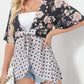🔥Summer Hot Sale-57% Off!!✨Women's Floral Kimono Ruffle Sleeve Tie Cardigans Flowy Boho Loose Cover Ups