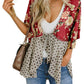 🔥Summer Hot Sale-57% Off!!✨Women's Floral Kimono Ruffle Sleeve Tie Cardigans Flowy Boho Loose Cover Ups