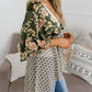 🔥Summer Hot Sale-57% Off!!✨Women's Floral Kimono Ruffle Sleeve Tie Cardigans Flowy Boho Loose Cover Ups