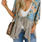 🔥Summer Hot Sale-57% Off!!✨Women's Floral Kimono Ruffle Sleeve Tie Cardigans Flowy Boho Loose Cover Ups