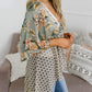 🔥Summer Hot Sale-57% Off!!✨Women's Floral Kimono Ruffle Sleeve Tie Cardigans Flowy Boho Loose Cover Ups