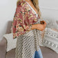🔥Summer Hot Sale-57% Off!!✨Women's Floral Kimono Ruffle Sleeve Tie Cardigans Flowy Boho Loose Cover Ups