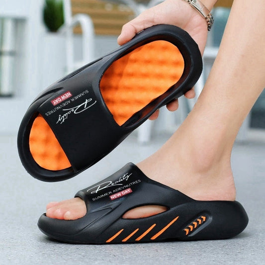 🔥2026 Hot sale 50% OFF🔥Non-Slip Thick Sole Cloud Slides for Men 👟☁️Ultra-Soft Cushion, Arch Support, Lightweight, Perfect For Shower, Pool & Daily Comfort! 🚿🏖️😎
