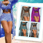 📢📢50% OFF !! ⏰Women's 3-Piece Geometric Print Swimwear Set