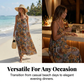 🔥Hot Sale🔥Women's Summer Backless Spaghetti Strap Maxi Dress