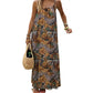 🔥Hot Sale🔥Women's Summer Backless Spaghetti Strap Maxi Dress