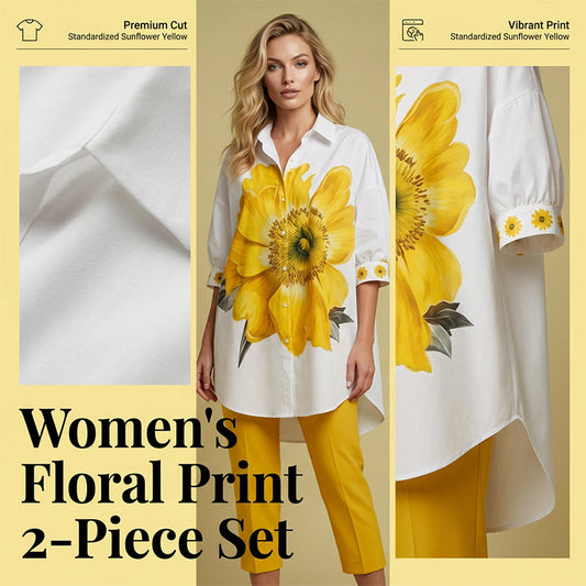 ⏰🔥LIMITED TIME 69% OFF! 🌸 Women’s Floral Print 2-Piece Set – Trendy, Comfortable & Perfect for Spring & Summer 💃✨