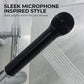 🎤🔊 Creative Microphone Shower Head – Realistic Grip, High Pressure, Easy to Clean. Sing, Shower & Rock On! 🤘