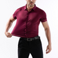 🌀🏃‍♂️ 4-Way Stretch Short Sleeve Shirt for Men – Lightweight, Moisture-Wicking, Snag-Free Fabric. Great for Travel, Hiking or Everyday Wear. Stretch Beyond Limits! 🌍🧗