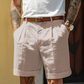 🩳 Summer Cuffed Shorts – Classic Pleated Style Breathable Cotton 40% OFF TODAY
