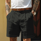 🩳 Summer Cuffed Shorts – Classic Pleated Style Breathable Cotton 40% OFF TODAY