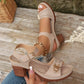👣New Arrival 50% OFF! ☀️Women's Chunky Heel Sandals,Non-Slip Outsole, Breathable Vegan Leather, Cushioned Insole.💖👠 Great for Long Walks & Summer Outings! 💼